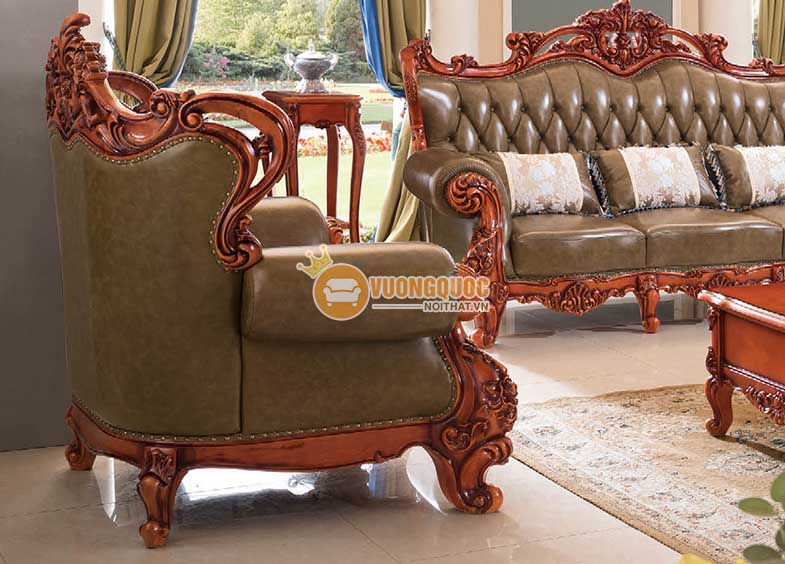 Bộ sofa phòng khách tân cổ điển sang trọng GDA921S-7